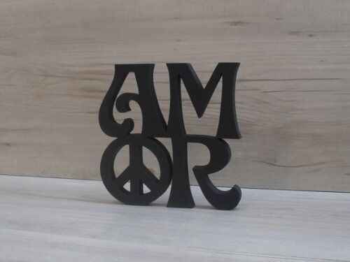 Paz e Amor - linha Hippie 15 cm