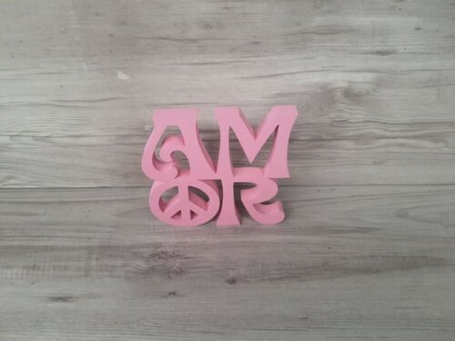 Paz e Amor Linha Hippie - 15 cm