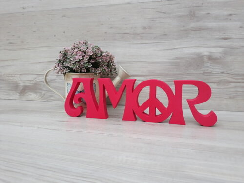 Paz e Amor Horizontal - Linha Hippie - 8 cm