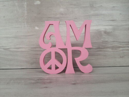 Paz e Amor Linha Hippie - 15 cm
