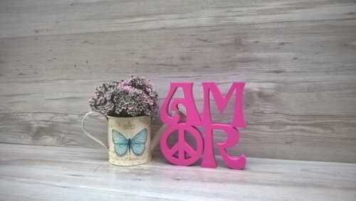 Paz e Amor Linha Hippie - 15 cm