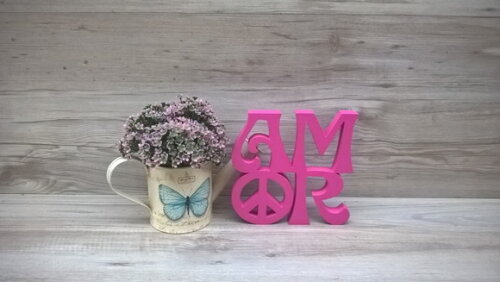 Paz e Amor Linha Hippie - 15 cm
