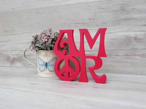 Paz e Amor Linha Hippie - 15 cm