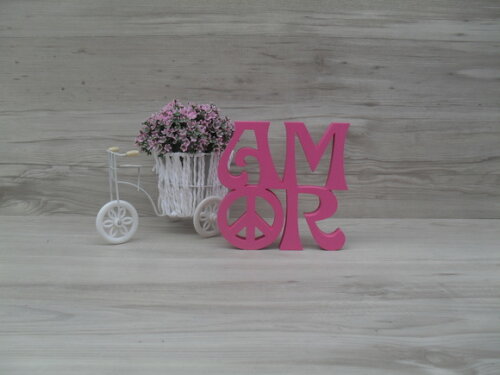 Paz e Amor Linha Hippie - 15 cm