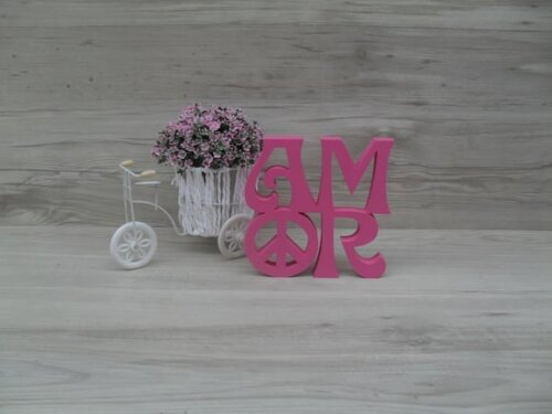 Paz e Amor Linha Hippie - 15 cm