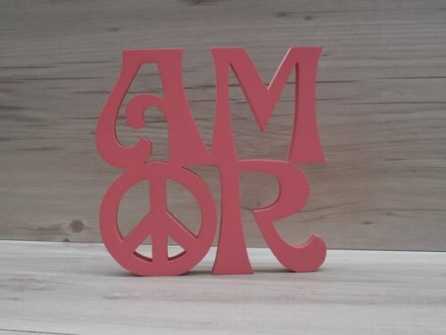 Paz e Amor Linha Hippie - 15 cm