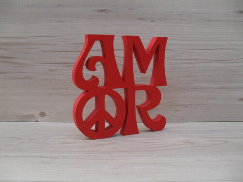 Paz e Amor Linha Hippie - 15 cm