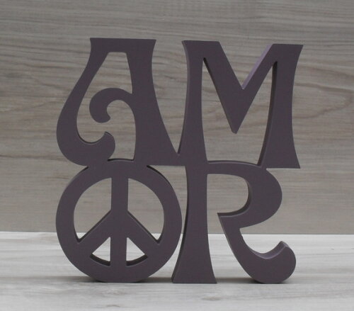 Paz e Amor Linha Hippie - 15 cm