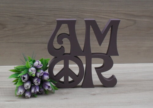Paz e Amor Linha Hippie - 15 cm