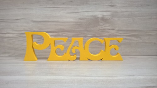 Peace - linha Hippie - 8 cm