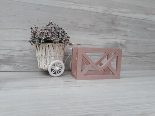 Porta Cartas Envelope - Rose Gold