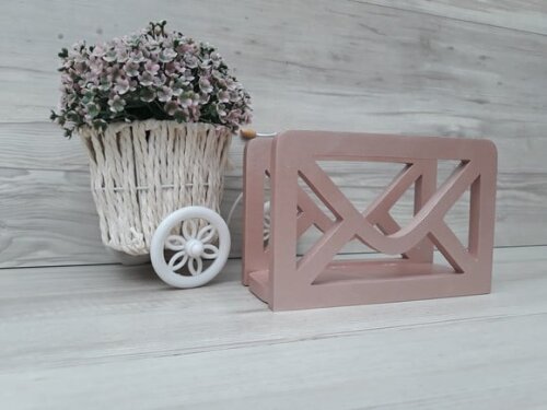 Porta Cartas Envelope - Rose Gold