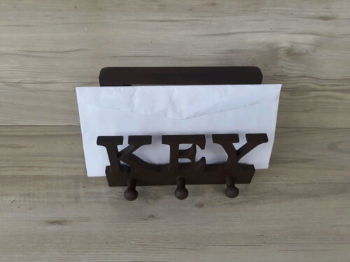 Porta Cartas/Porta Chaves de Parede KEY Envelope