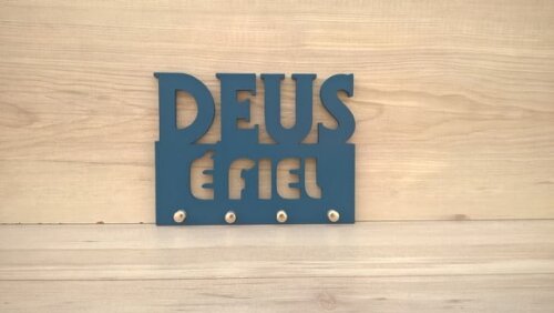 Porta Chaves Deus é Fiel