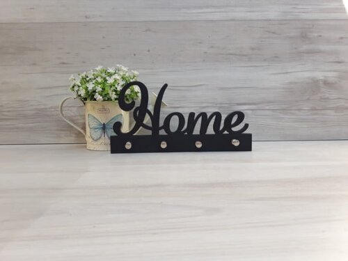 Porta Chaves Home - pino de metal