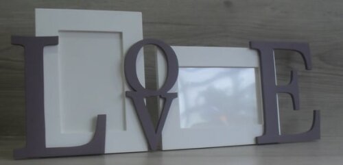 Porta Retrato Duplo LOVE Uva