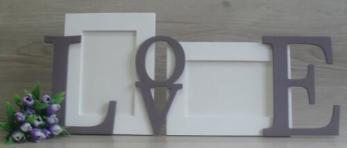 Porta Retrato Duplo LOVE Uva