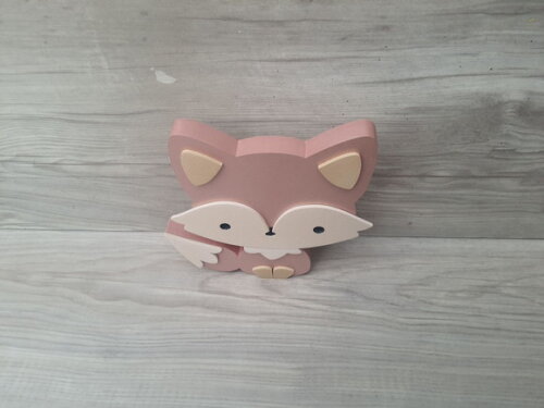 Raposa de Mesa em mdf - Decoração Infantil - 15 cm