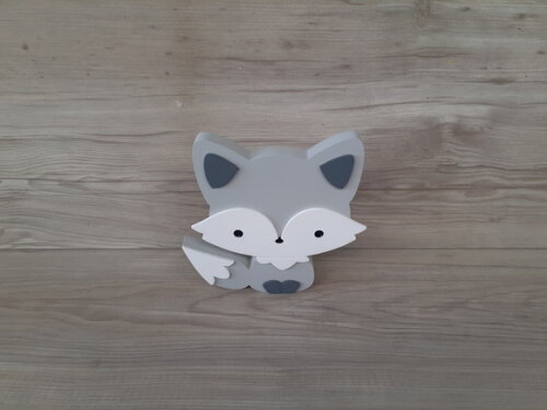 Raposa de Mesa em mdf - Decoração Infantil - 15 cm