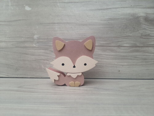 Raposa de Mesa em mdf - Decoração Infantil - 8 cm