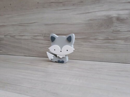 Raposa de Mesa em mdf - Decoração Infantil - 8 cm