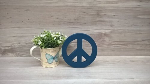 Simbolo Paz - 15 cm
