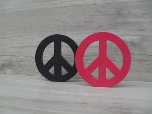 Símbolos Paz - 15 cm DUO