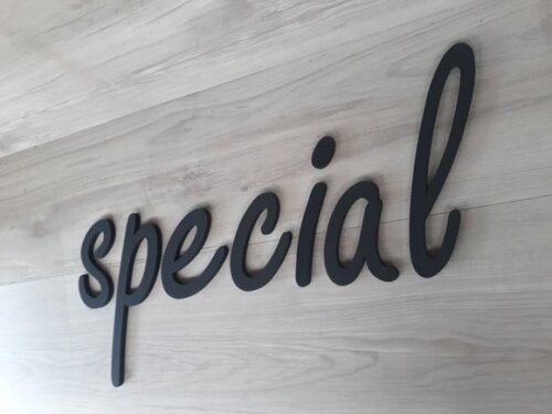 special - Palavra Decorativa de Parede em mdf