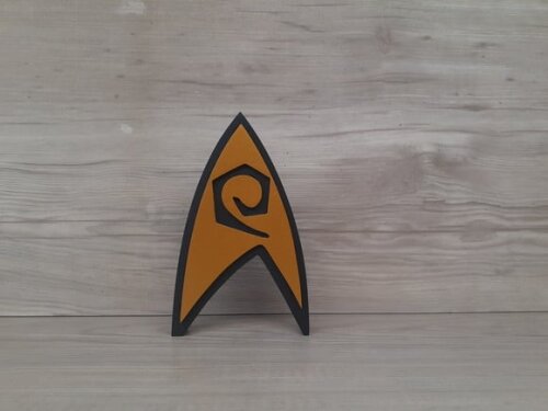 Startrek Operations - Simbolo de mesa em MDF