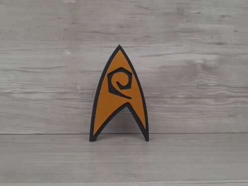 Startrek Operations - Simbolo de mesa em MDF