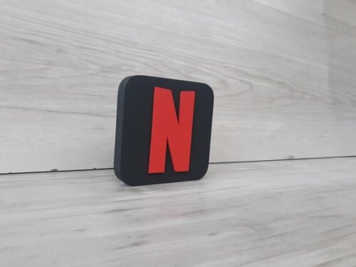 Streaming - Simbolo Netflix - MDF