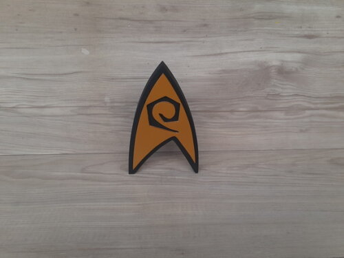 Startrek Operations - Simbolo de mesa em MDF