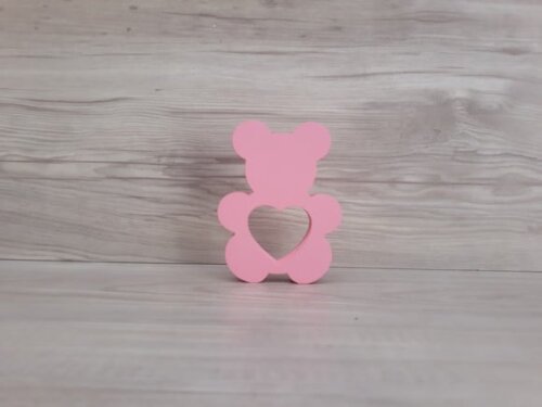 Ursinho de Mesa com Coração - 10 cm