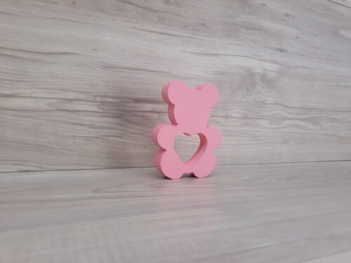 Ursinho de Mesa com Coração - 10 cm