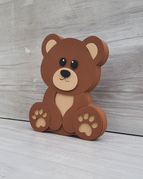 Ursinho de Mesa em mdf - 15 cm
