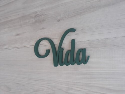 Vida - linha LS - Palavra Decorativa de Parede