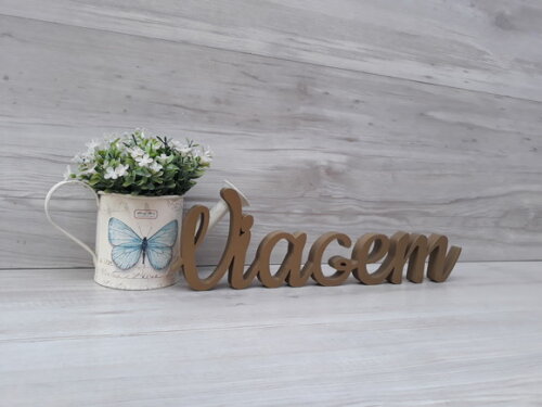 Viagem - Palavra de Mesa em mdf - Linha Ck
