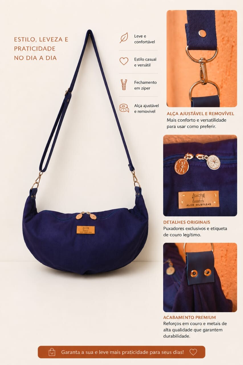 Bolsa Tecido Canoa