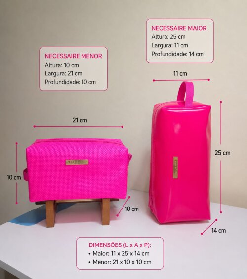 Kit Viagem Tela Alicemilbolsas