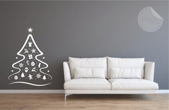 Adesivo Arvore de Natal