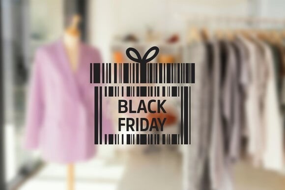 Adesivo Black Friday para Loja - Tam. G