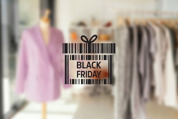Adesivo Black Friday para Loja - Tam. m