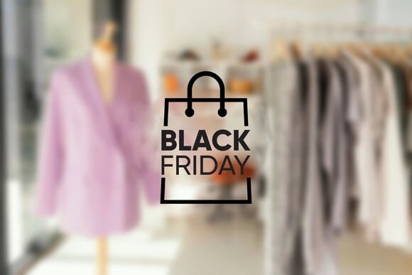 Adesivo Black Friday para Loja - Tam. P