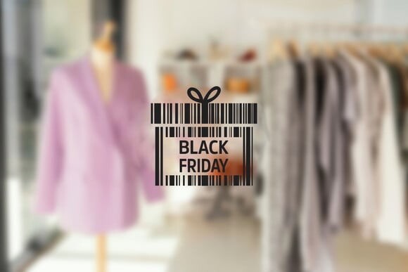 Adesivo Black Friday para Loja - Tam. P