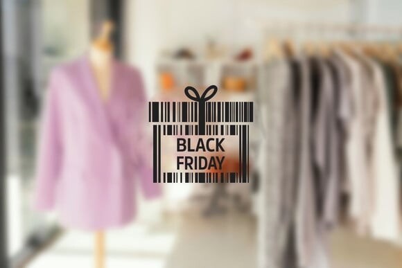 Adesivo Black Friday para Loja - Tam. P