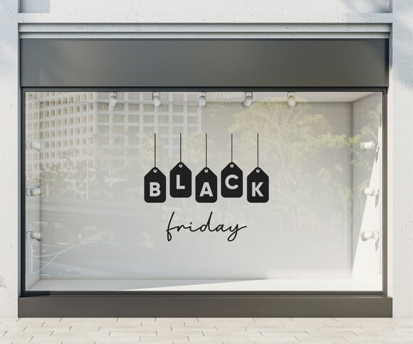 Adesivo Black Friday para Loja - Tam. P