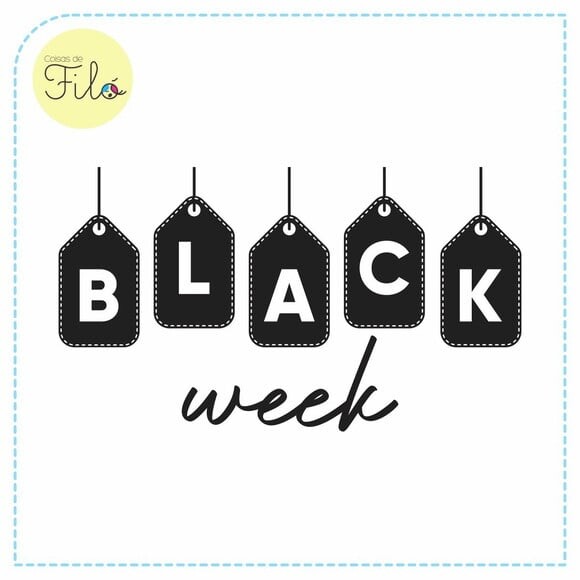 Adesivo Black Week para Loja - Tam. m