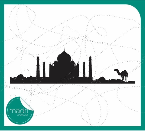 Adesivo de Parede - Taj Mahal