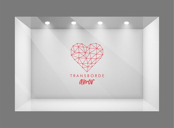 Adesivo Dia dos Namorados - Vitrine Loja