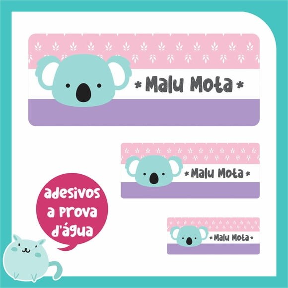 Adesivo Escolar Koala Skip Hop - 100 Unid